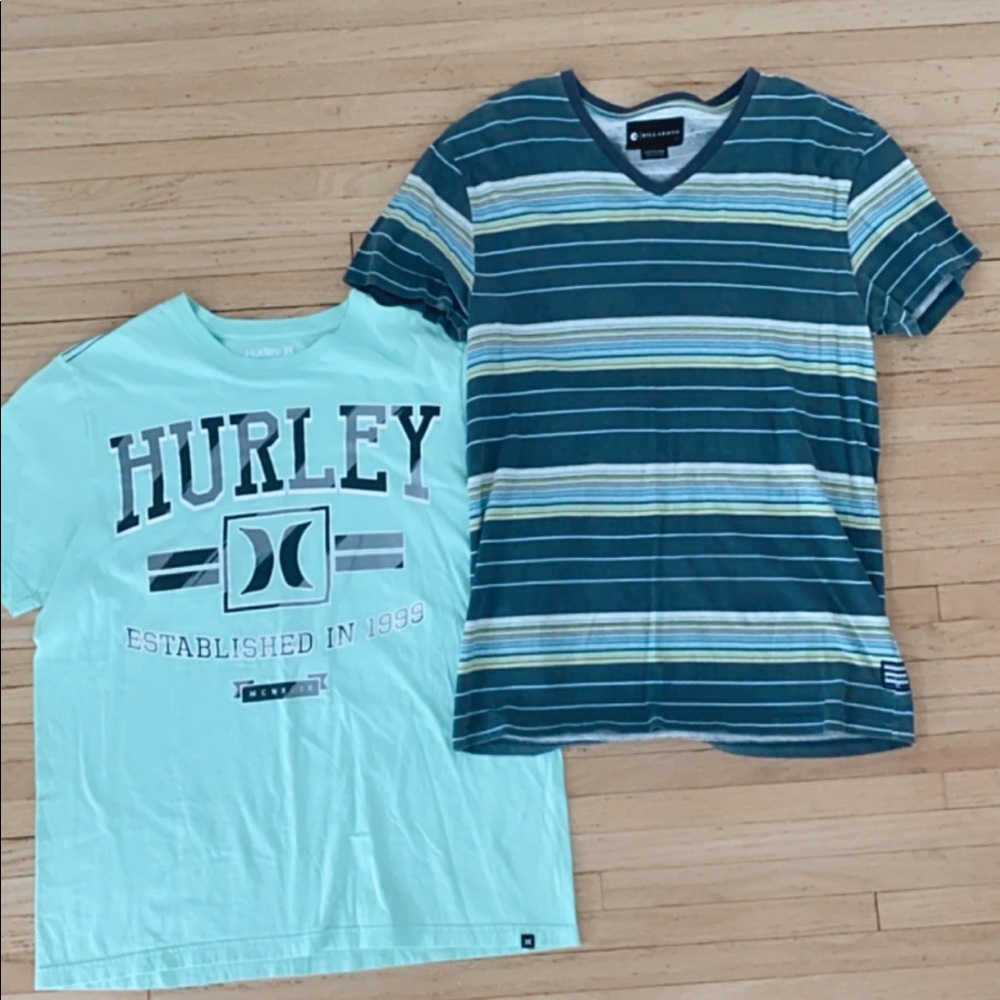 MENS t shirt lot Hurley billabong large